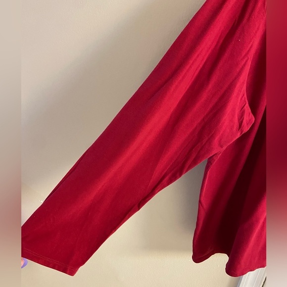 J Jill‎ the essential turtleneck tunic top cherry red long sleeve 4X - Picture 4 of 6